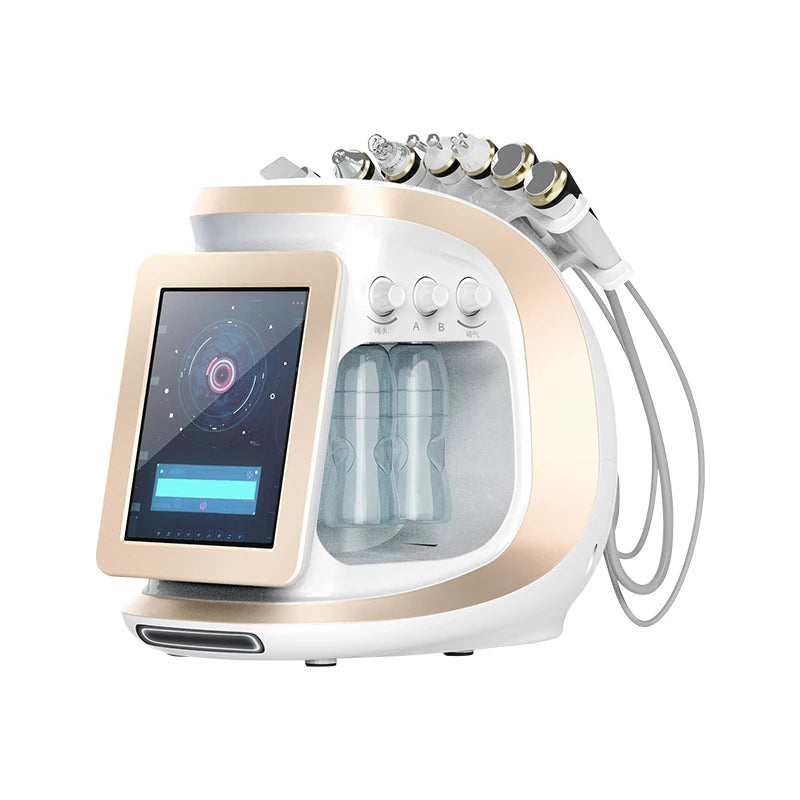 Multifunction hydro dermabrasion oxygen machine for facial cleansing blackhead removal hydration skin tightening for spa...