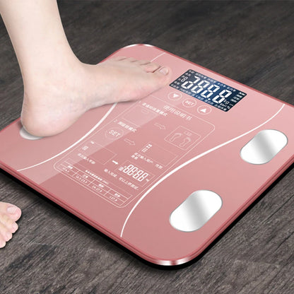 Smart Body Fat Scale Electronic Weight Scale Body Bluetooth Connection App Composition Analyzer LED Digital Bathroom Floor Scale - Kimlud