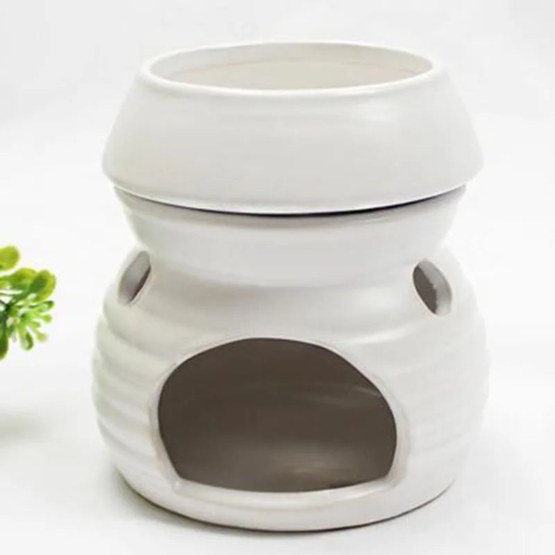 Ceramic Aromatherapy Burner Essential Oil Lamp Hotel Beauty Salon Home Indoor Candle Aroma Furnace Household Decor