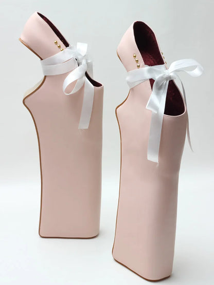JIALUOWEI Custom High Heels New Pink High Platform Ballet Shoes Size36-46 - Kimlud