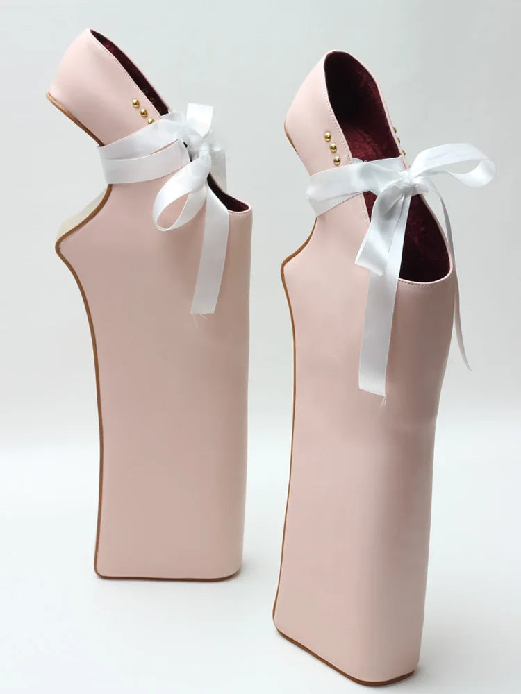 JIALUOWEI Custom High Heels New Pink High Platform Ballet Shoes Size36-46 - Kimlud
