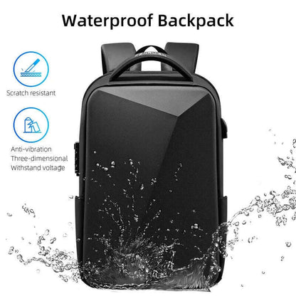 Fenruien Brand Laptop Backpack Anti-theft Waterproof School Backpacks USB Charging Men Business Travel Bag Backpack New Design