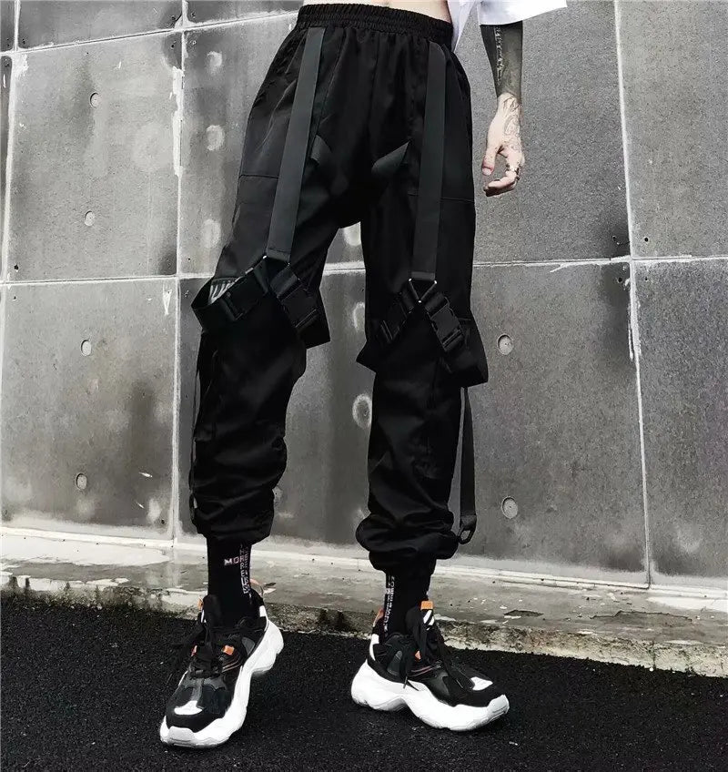 Harajuku Joggers Cargo Pants Men Fashion Casual Multi Pocket Streetwear techwear Men Women Sport Trousers Trending y2k Style - Kimlud
