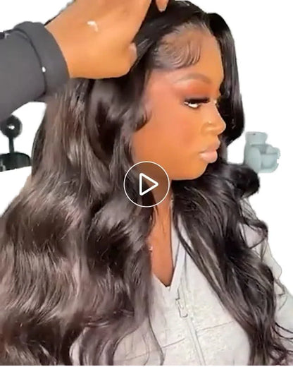 200 Density Lace Frontal Human Hair Wig Body Wave Human Hair Wig 100% Brazilian Human Hair for Black Women | Kimlud...