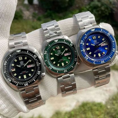 STEELDIVE 2024 New Arrival Captain Willard Watch NH36 Diver Watches Sapphire Mechanical Watch Men Automatic Wristwatches