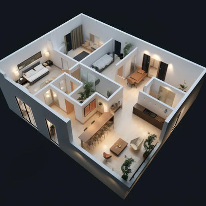 Custom Modern Wood Kitchen Cabinets & Bedroom Wardrobe Set | Foshan High Gloss Furniture | ENF-Grade Whole-House Storage...