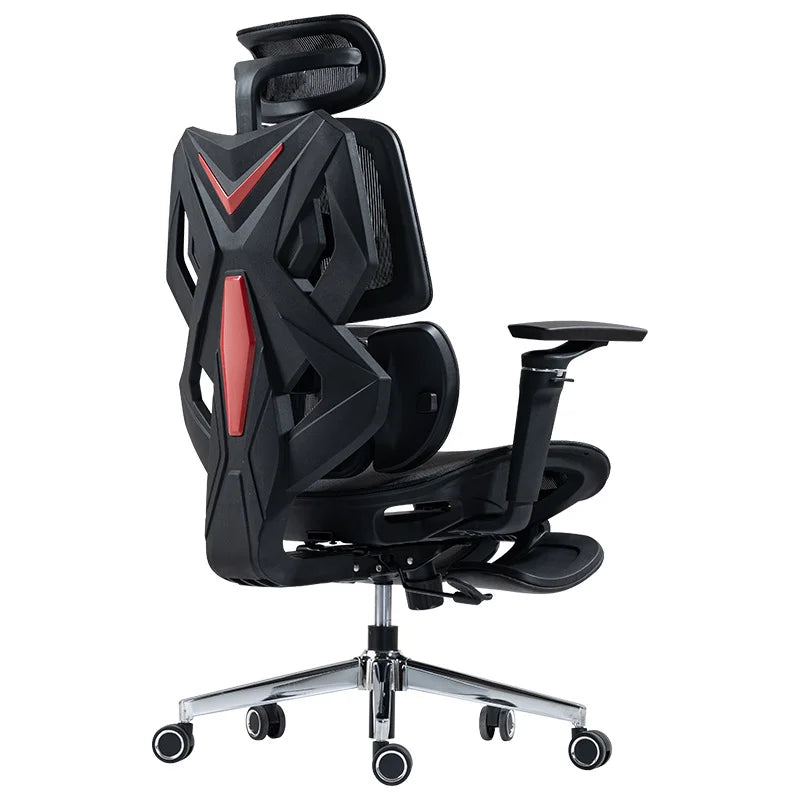 Ergonomic Gaming Chair with Lumbar Support, Height Adjustable Computer Chair for Home & Office, Comfortable for Long Sitting - Kimlud
