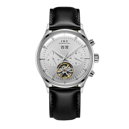 Montre Homme Luxury Brand Watches for Men Automatic Self Winding Mens Watch Leather Date Waterproof Men Mechanical Wristwatches