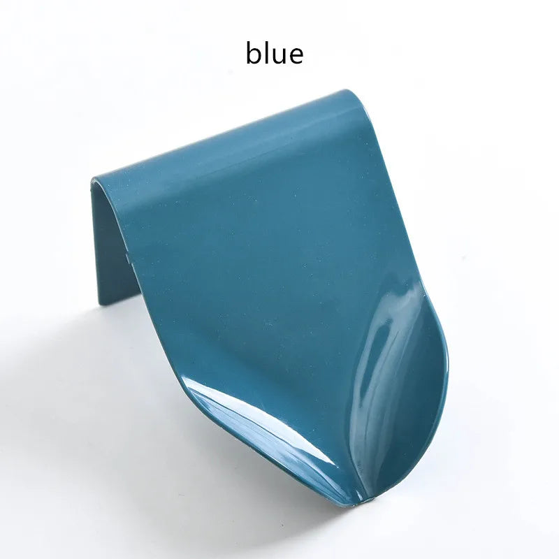 Suction Cup Soap Dish Box For Bathroom Shower Soap Holder with Drain Portable Leaf Shape Toilet Laundry Soap Rack Tray...