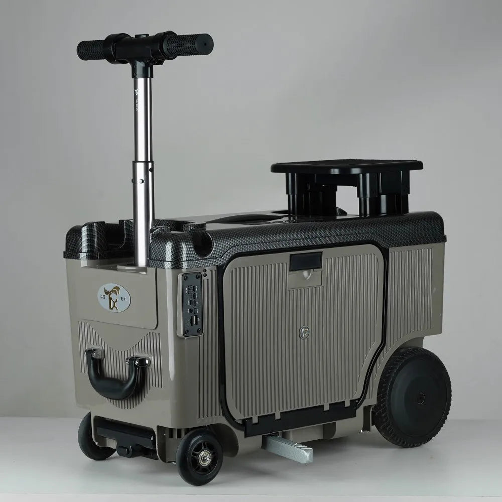 FENGJIU 20 Inch Portable Boarding Smart Luggage Multi-functional Electric Luggage That Can Be Ridden by Adults | Kimlud...