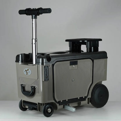 FENGJIU 20 Inch Portable Boarding Smart Luggage Multi-functional Electric Luggage That Can Be Ridden by Adults | Kimlud...