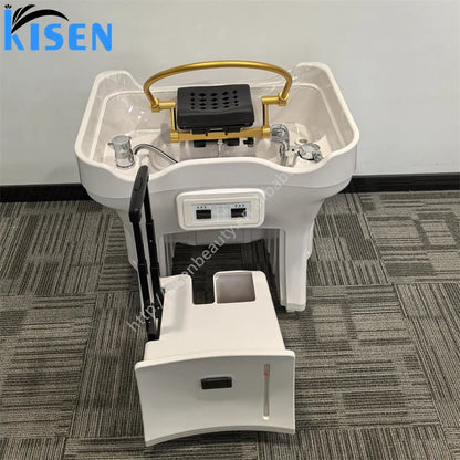 KISEN Hair Salon Furniture Portable Head Spa Equipment Portable Head Basin Beauty Salon Dedicated Hair Spa Portable Head...