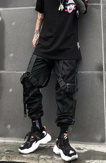 Harajuku Joggers Cargo Pants Men Fashion Casual Multi Pocket Streetwear techwear Men Women Sport Trousers Trending y2k Style - Kimlud