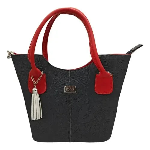 Fana Wendy Multicolor Cowhide Tote Handbag Stylish Chiseled Animal Print Diamond Chain Decor Single Strap PU Lining for Parties