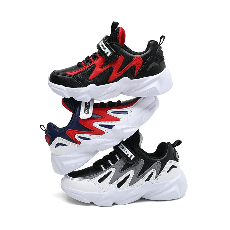 Children's Lightweight Sports Shoes for Middle and Big Boys Breathable Outdoor Runners for Spring Fall Summer - Kimlud