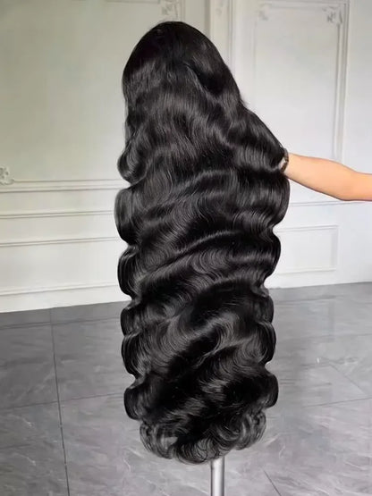 Wholesale 13x4 Deep Wave Lace Front Wigs Human Hair 200% Density Curly Frontal Wigs for Black Women Natural Color 30...