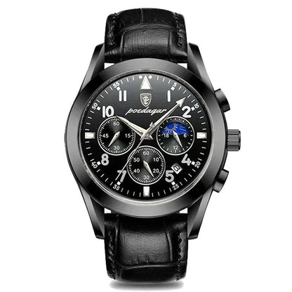 POEDAGAR 816 Men Watches New Reloj Fashion Waterproof Luminous Luxury Men's Clock Relogio Masculino Quartz Wristwatches for Gift