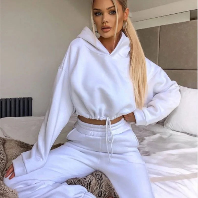 Womens 2 Piece Sets Sportswear 2021 New Zipper Tracksuit Women Tracksuit Two Piece Set Casual Sport Suit Lounge Wear...