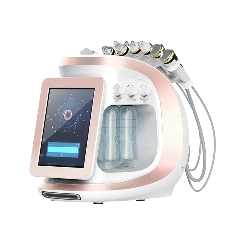 Multifunction hydro dermabrasion oxygen machine for facial cleansing blackhead removal hydration skin tightening for spa...