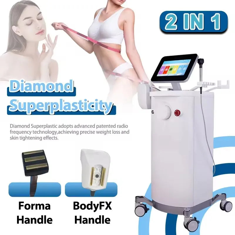 Newest 2 in 1 Diamond Body Trusculpt Facial Skin Firming Body Fat Reducing Face Lifting Wrinkle Removal Machine