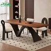 Wayon Luxury Aesthetic Living Room Furniture Trendy Large Dinner Table for Modern Home Decoration