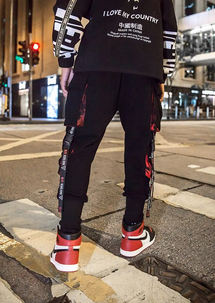 Harajuku Joggers Cargo Pants Men Fashion Casual Multi Pocket Streetwear techwear Men Women Sport Trousers Trending y2k Style - Kimlud
