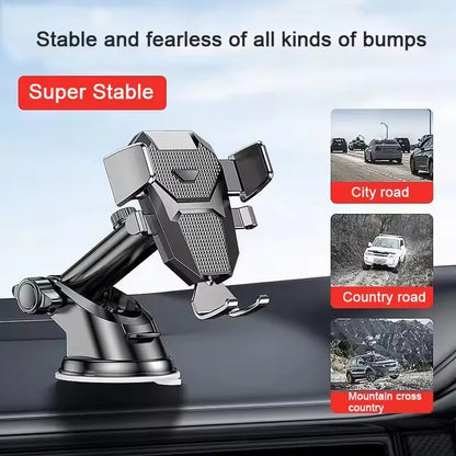 Portable Car Phone Holder Dashboard Windshield Air Vent Mobile Phone Mount Hands-Free Car Phone Holder for Easy Use |...