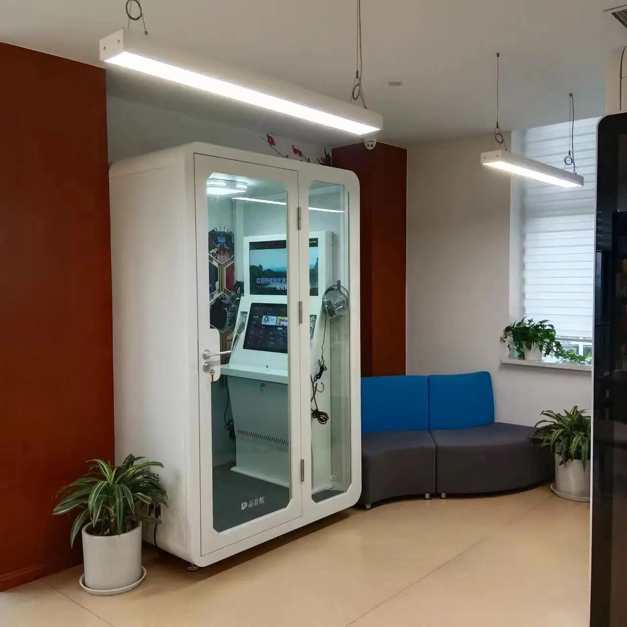 Insulated Private Telephone Recording Studio Office Partition Can Be Used As a Soundproof Room With Office Furniture |...