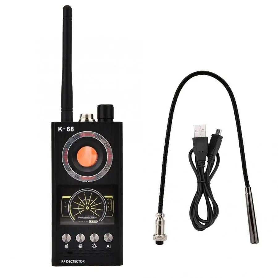 Wireless RF Finder Anti-Spy Camera Detector Bug Locator Radio Scanner Tracker Audio Privacy Security Scanner...