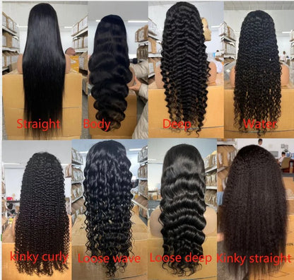 Women's 13x4 Deep Wave Body Glueless Wig Wear and Go Human Hair Pre Plucked Pre Cut Lace Front No Glue Upgraded | Kimlud...