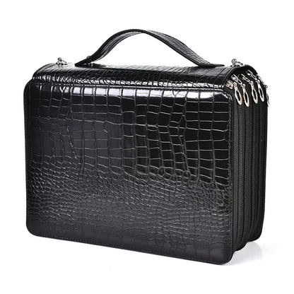 5 Layer 252 Hole PU Pencil Case Large Capacity Art Painting Drawing Pen Cosmetic Storage Bag Organizer Handbag...