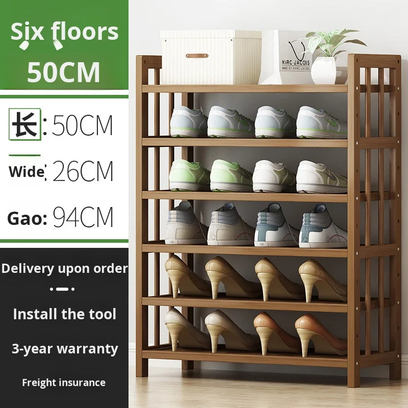 Economical and Modern Bamboo Shoe Rack for Home for Entryway Dormitory and Hallway Storage General Home Furniture |...