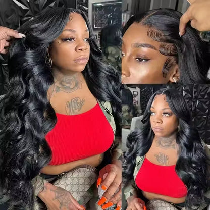 Wholesale 4x4 Transparent Lace Front Wigs Body Wave Virgin Brazilian Human Hair Wigs for Black Women | Kimlud Premium Table