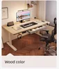 Solid Wood Electric Standing Desk with Drawer, Ergonomic Height Adjustable Sit Stand Office Desk for Home Office Furniture Desks