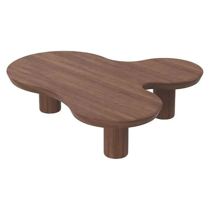 Middle Ancient Pine Solid Wood Coffee Table Nordic Retro Style Multi-function Silent Wind Design for Small Home...