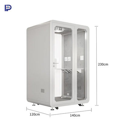 Insulated Private Telephone Recording Studio Office Partition Can Be Used As a Soundproof Room With Office Furniture |...
