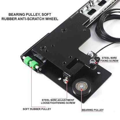 Heavy Duty Cold Rolled Steel Kitchen Cabinet Pocket Door Ball Bearing Slides System Accessories Sliding Folding for...