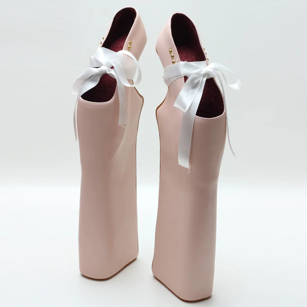 JIALUOWEI Custom High Heels New Pink High Platform Ballet Shoes Size36-46 - Kimlud