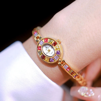 QUARTZ WATCH BS New Best-selling Watch Factory Direct Export Chain With Gradient Light Luxury Women's - Piece Consignment FA1681 - Kimlud
