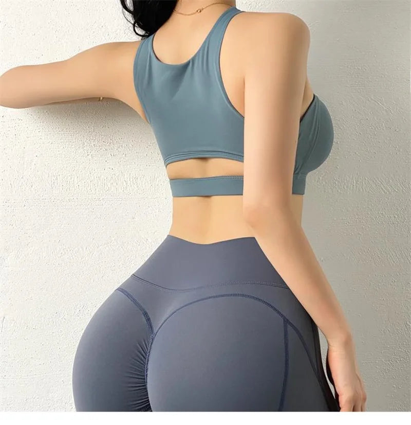 Cloud Hide Super Sexy Women Sports Bra Fitness Yoga Crop Tank Top Underwear Athletic Vest Shockproof Shirt Running Sportswear