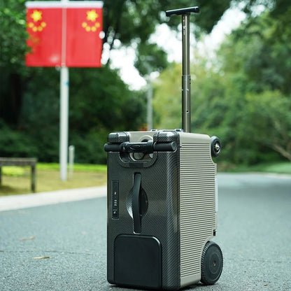 FENGJIU Hot Sell Top Sale We Are Manufacturer Smart Riding Luggage Electronic Suitcase Scooter | Kimlud Luxury Shirt