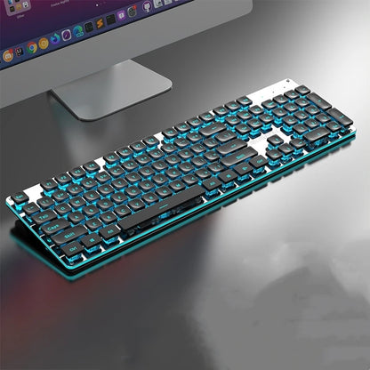 Front Walker X7S Wireless Keyboard and Mouse Set Silent Ultra-thin High-value Gaming Computer Office Mechanical Keyboard - Kimlud