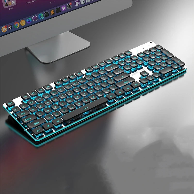 Front Walker X7S Wireless Keyboard and Mouse Set Silent Ultra-thin High-value Gaming Computer Office Mechanical Keyboard - Kimlud