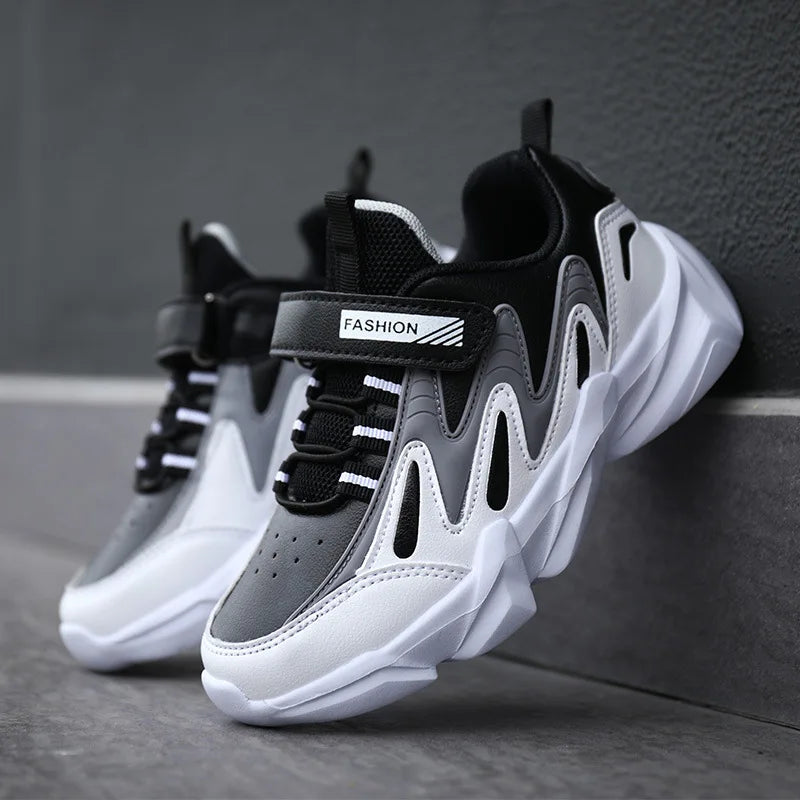 Children's Lightweight Sports Shoes for Middle and Big Boys Breathable Outdoor Runners for Spring Fall Summer - Kimlud