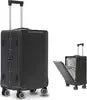 20-inch Front-Opening Grey PC Carry-On Suitcase with TSA Lock Lightweight Durable Luggage for Business Travel & Personal...