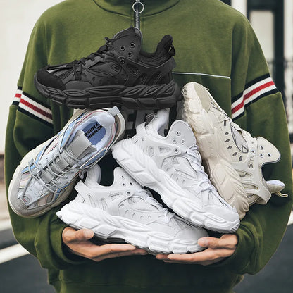 Shoes For Women Men's Sneakers 2025 Spring Fashion Street Style High Cushioning Trainers Male Running Sport Gym Tenis Footwear - Kimlud
