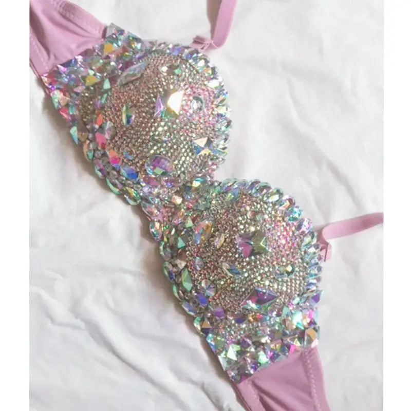 2020 venus vacation new summer diamond bikini top sexy women swimwear push up bathing suit beachwear | Kimlud Premium Shirt