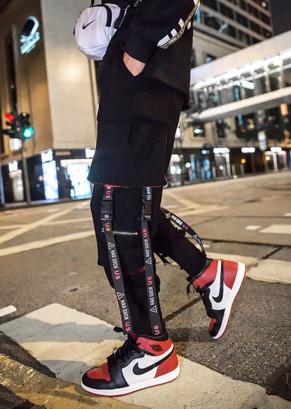 Harajuku Joggers Cargo Pants Men Fashion Casual Multi Pocket Streetwear techwear Men Women Sport Trousers Trending y2k Style - Kimlud