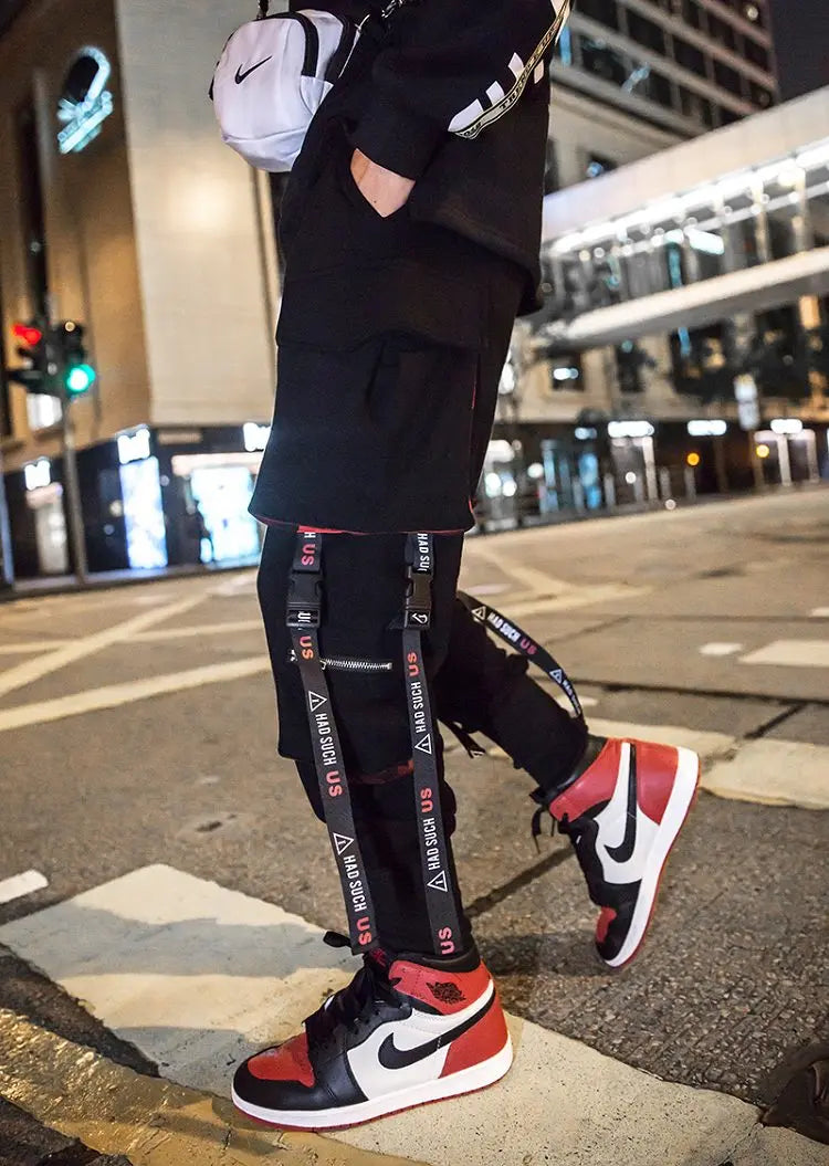 Harajuku Joggers Cargo Pants Men Fashion Casual Multi Pocket Streetwear techwear Men Women Sport Trousers Trending y2k Style - Kimlud