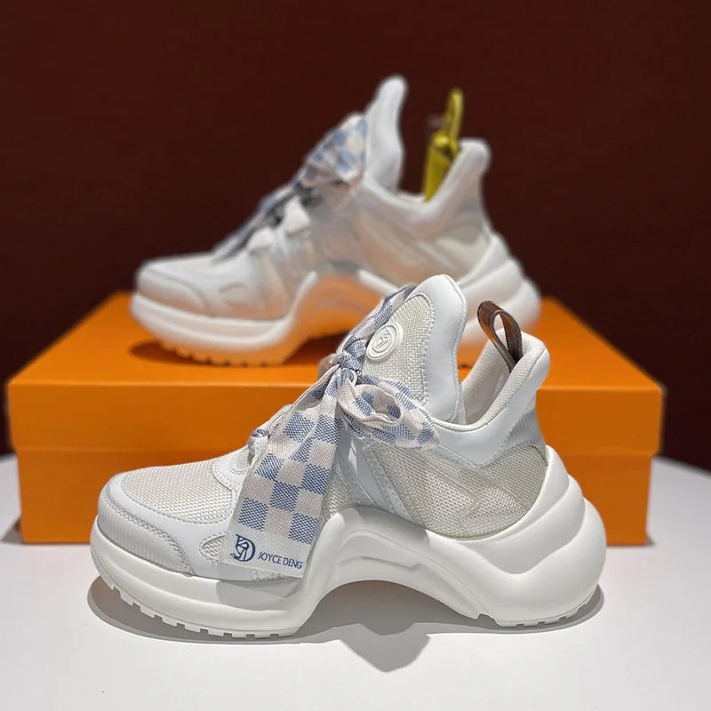 2 024 Hot Selling Womens Shoes Sneakers High Quality Arch Support Lady Chunky Shoes Designer Sneakers - Kimlud
